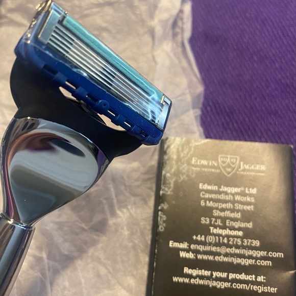 Edwin Jagger Bulbous Gillette Fusion ProGlide Razor new - Picture 3 of 9